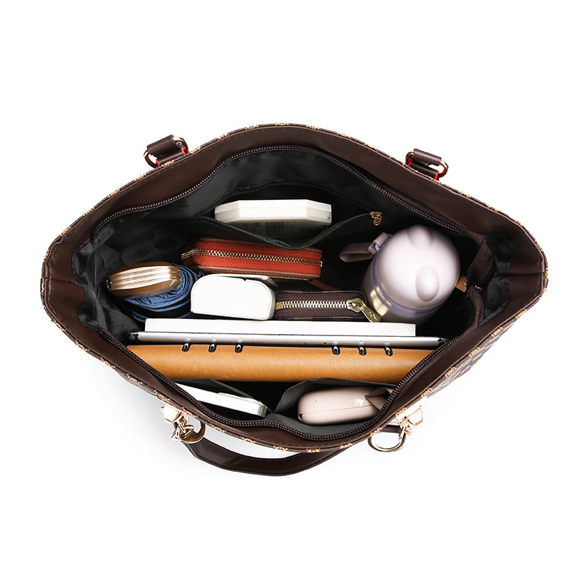 Set 6 Genti din Piele Ecologică, Cafea