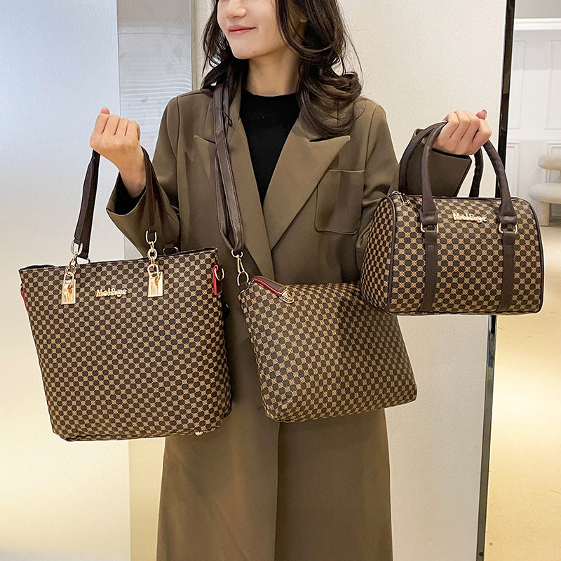 Set 6 Genti din Piele Ecologică, Cafea