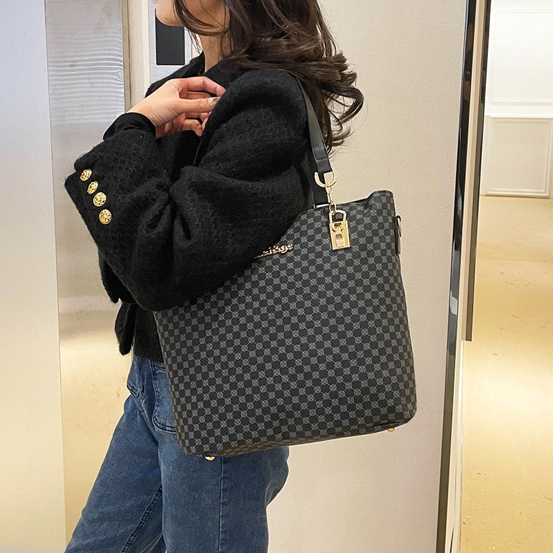 Set 6 Genti din Piele Ecologică, Negru