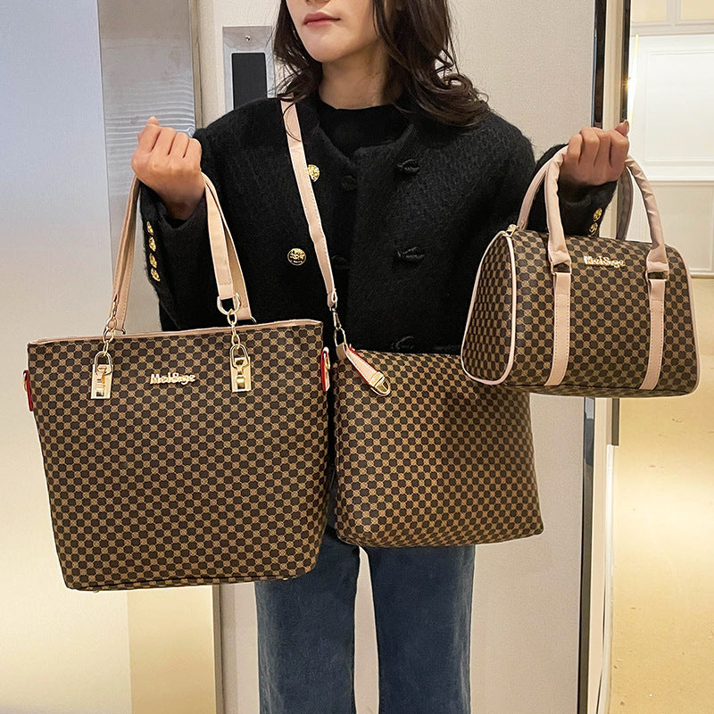 Set 6 Genti din Piele Ecologică, Cafea