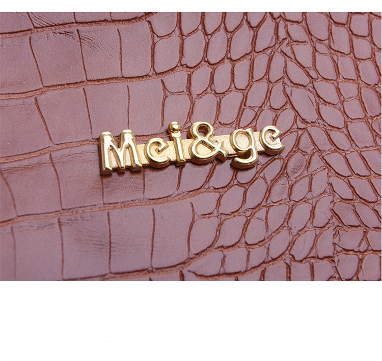 Set 6 Genti Vintage din Piele Ecologică Maro