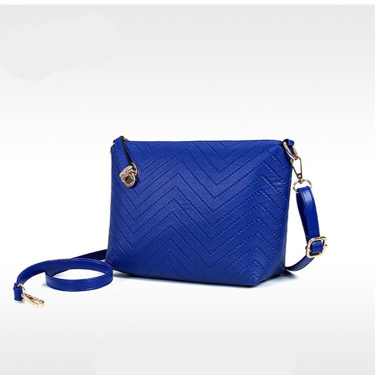 Set 6 Genti din Piele Ecologica, Model Chevron, Roz