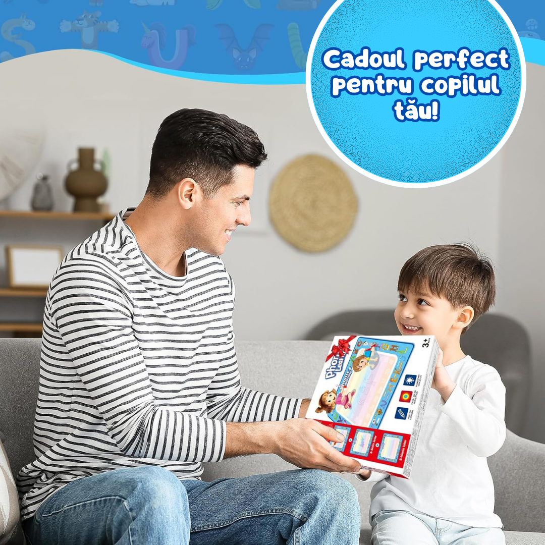 Covoraș Magic – Set pentru Desen Fără Murdărie cu Apă + 7 Markere Cadou – Ofertele Zilei