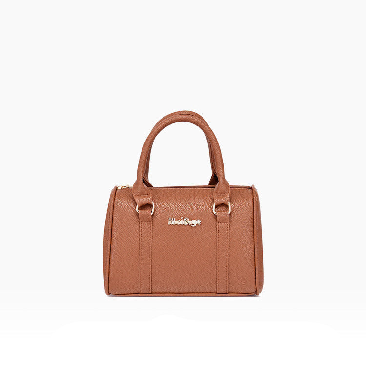 Set 6 Genti din Piele Ecologica, Model Granulat, Negru