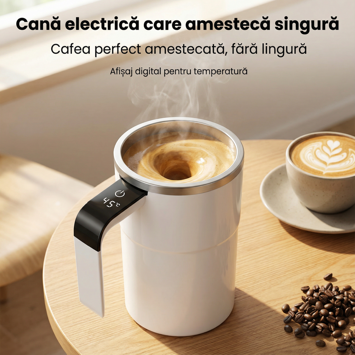 Cană Electrică cu Afișaj de Temperatură – Ofertele Zilei